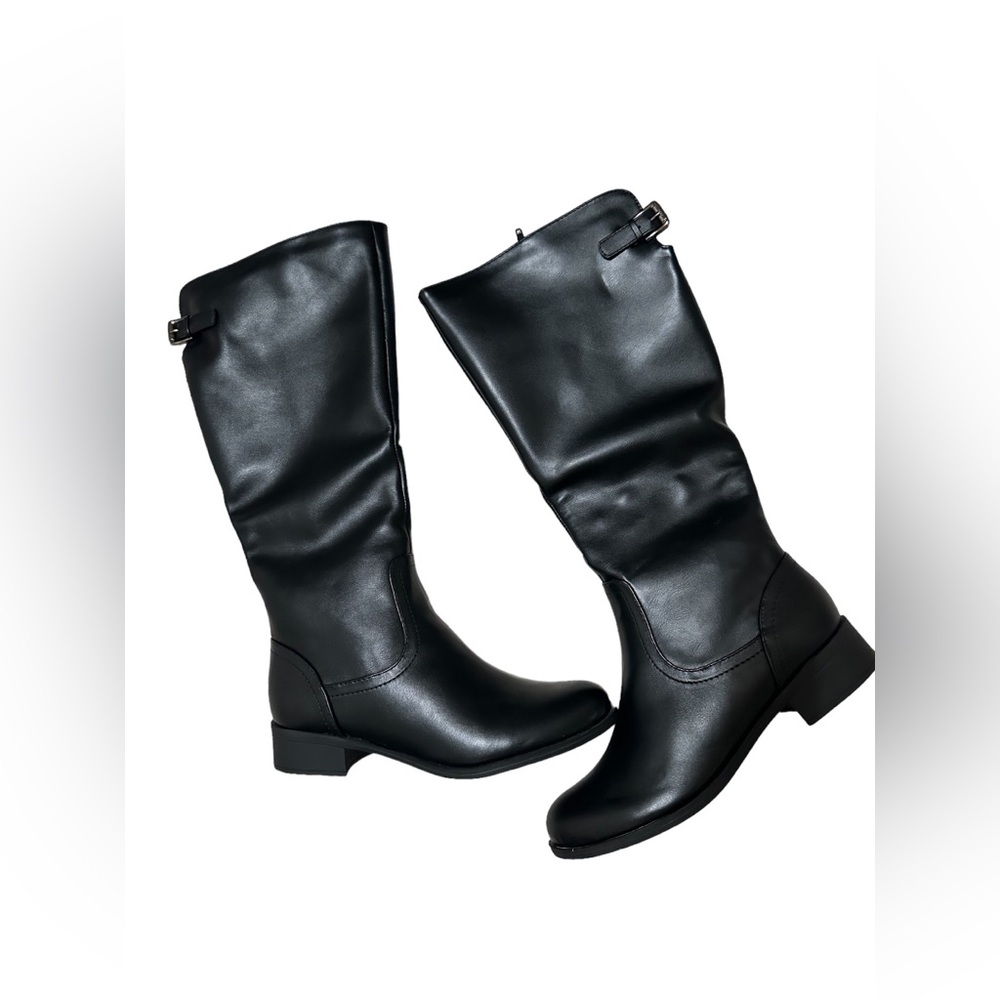 Black Leather Boots